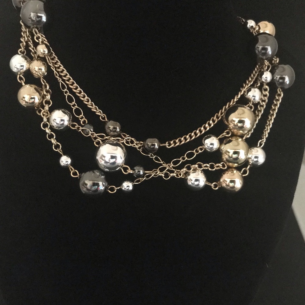 Apt 9 Long Silver and Gold Necklace